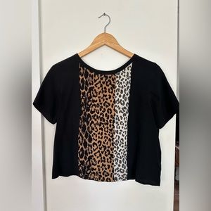 S Elizabeth and James Leopard Top